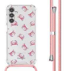 imoshion Design Hülle mit Band Samsung Galaxy A14 (5G/4G) - Crab Watercolor