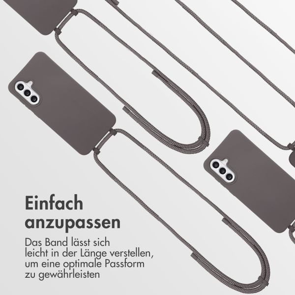 imoshion Color Backcover mit abtrennbarem Band für das Samsung Galaxy A36 / A56 - Black Coffee