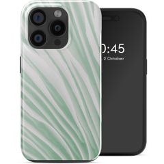 Selencia Vivid Rückabdeckung mit MagSafe Apple iPhone 15 Pro - Nature Grayed Jade