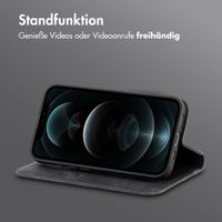 imoshion Slim Klapphülle Apple iPhone 12 (Pro) - Schwarz