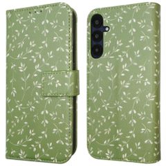 imoshion Design Klapphülle Samsung Galaxy A25 (5G) - Green Flowers