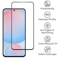 Accezz Full Cover Screen Protector aus gehärtetem Glas Samsung Galaxy S25 FE