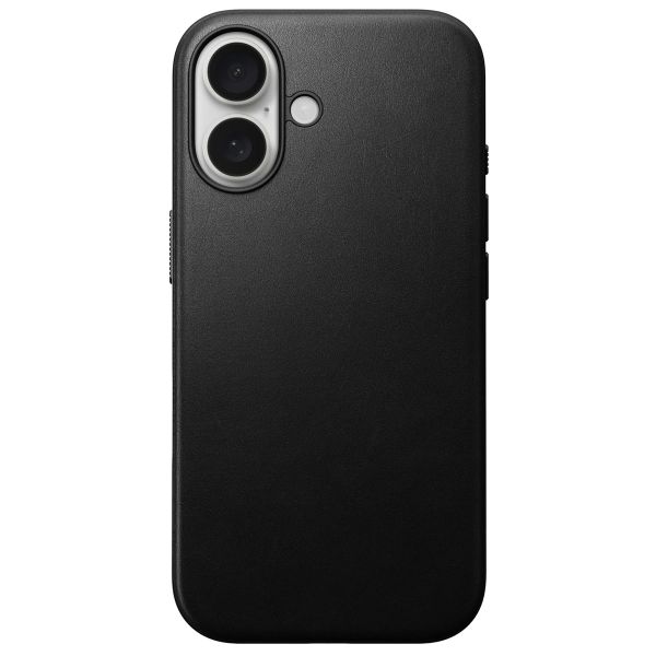 Nomad Modern Leather Case für das iPhone 16 - Black