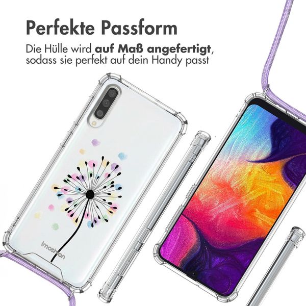 imoshion Design Hülle mit Band Samsung Galaxy A50 - Sandstone Dandelion