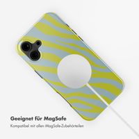Selencia Vivid Rückabdeckung mit MagSafe iPhone 16 - Zebra Winter Sky Titanium Yellow