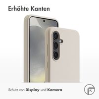 Accezz Liquid Silikoncase mit MagSafe Samsung Galaxy S24 FE - Stone