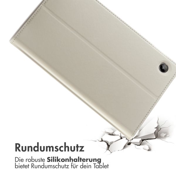 Accezz Classic Klapphülle Samsung Galaxy Tab A11 - Greige