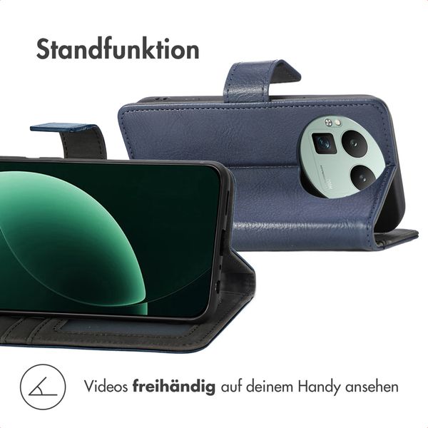 imoshion Luxuriöse Klapphülle Realme GT 8 Pro - Dunkelblau
