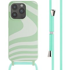 imoshion SilikonHülle design mit Band Apple iPhone 15 Pro - Retro Green