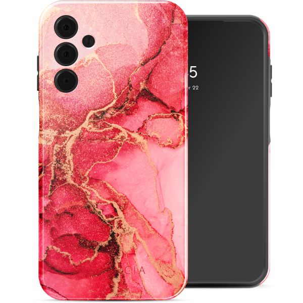 Selencia Vivid Tough Back Cover für das Samsung Galaxy A15 - Rosy Marble