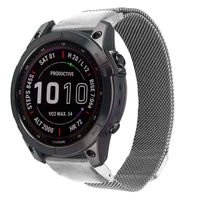 imoshion QuickFit® Milanese Armband -   Garmin 20 mm Anschluss - Größe L/XL - Silber