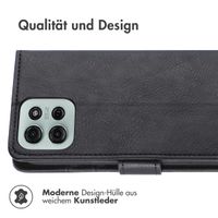 imoshion Luxuriöse Klapphülle Motorola Moto G75 5G - Schwarz