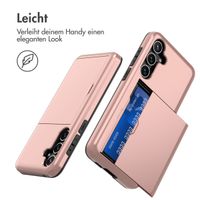 imoshion Backcover mit Kartenfach für das Samsung Galaxy A55 - Rose Gold