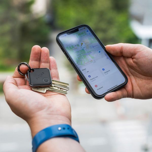 Fixed Tag - Bluetooth Tracker für iOS - Schwarz