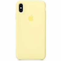 Apple Silikon-Case Mellow Yellow für das Apple iPhone Xs / X