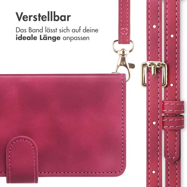 imoshion Klapphülle mit Kordel Apple iPhone 16 - Rood