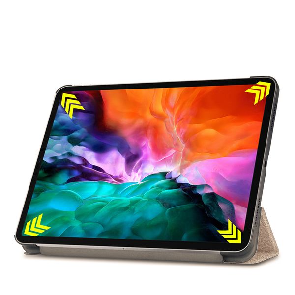 imoshion Trifold Klapphülle iPad Pro 12.9 (2022) / Pro 12.9 (2021) - Gold