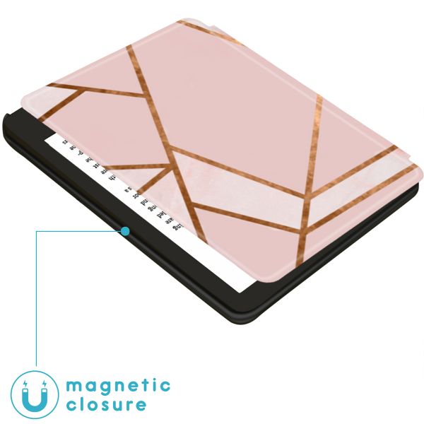 imoshion Design Slim Hard Case Klapphülle Amazon Kindle (2024) / Amazon Kindle (2022) 11th gen - Pink Graphic