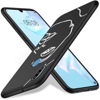 imoshion Design Hülle Huawei P30 Lite - Abstraktes Gesicht - Weiß