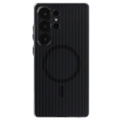 Accezz Lite Backcover mit MagSafe | Fluted | Samsung Galaxy S25 Ultra - Smokey Clear