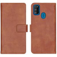 imoshion Luxuriöse Klapphülle Samsung Galaxy M30s / M21 - Braun