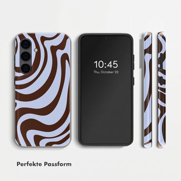 Selencia Vivid Rückabdeckung mit MagSafe Samsung Galaxy S24 - Dream Swirl Chocolate