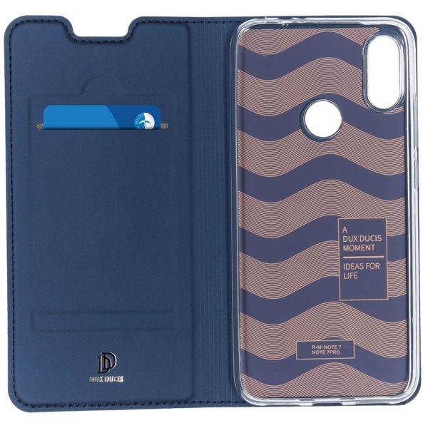 Dux Ducis Slim TPU Klapphülle Blau für das Xiaomi Redmi Note 7 (Pro)