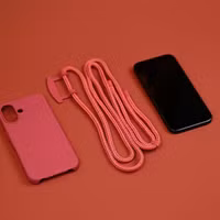 imoshion Color Backcover mit abtrennbarem Band MagSafe für das Apple iPhone 16 - Raspberry
