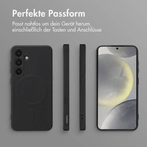 imoshion Color Back Cover mit MagSafe Samsung Galaxy S24 - Schwarz