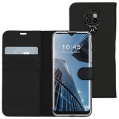 Accezz Wallet TPU Klapphülle Motorola Moto E7 Plus / G9 Play - Schwarz