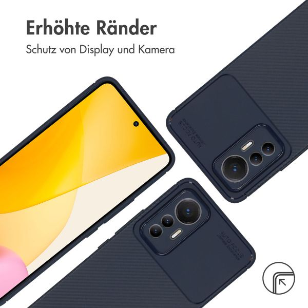 imoshion Carbon-Hülle für das Xiaomi 12 Lite - Blau