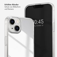 Selencia Mirror Back Cover Apple iPhone 14 - Silber