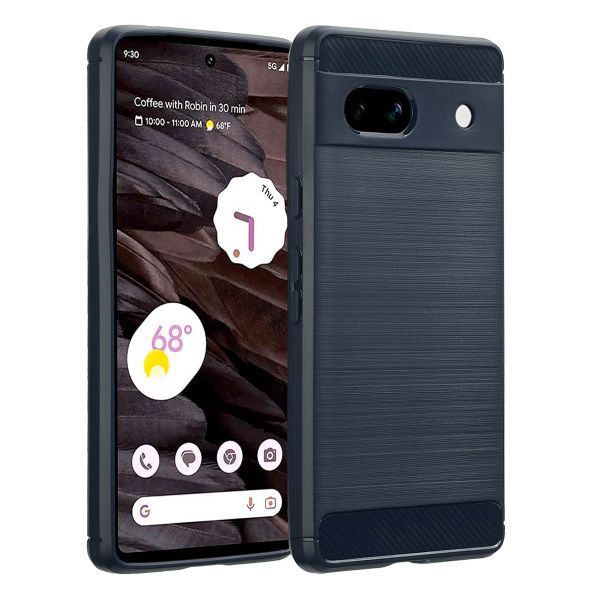 imoshion Brushed Back Cover Google Pixel 7a - Dunkelblau