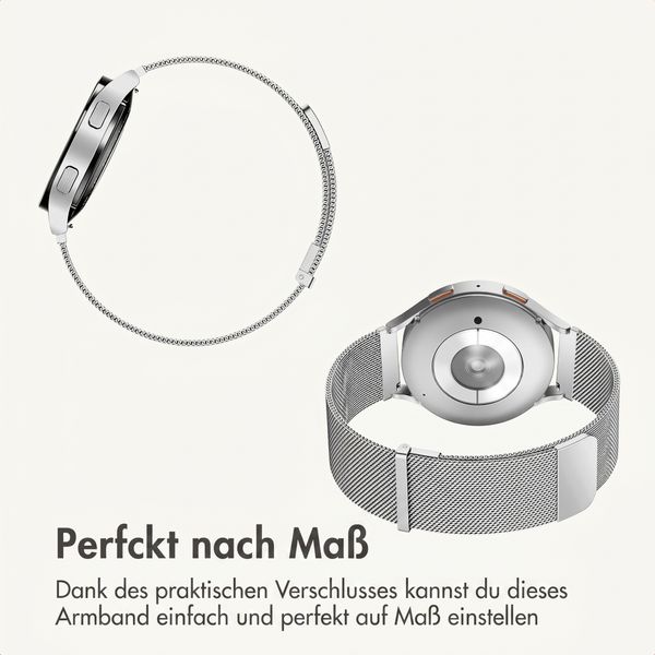 imoshion Mailändische Magnetarmband -   Universelle 18 mm Anschluss - Silber