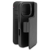Decoded 2 in 1 Leather Klapphülle MagSafe Apple iPhone 16 Pro - Schwarz