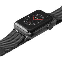 Laut Steel Loop für das Apple Watch Series 1-10 / SE / Ultra (2) - 42/44/45/46/49 mm - Schwarz