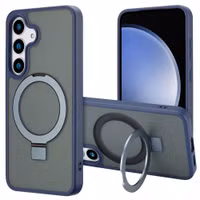 Accezz Ring Stand Backcover mit MagSafe Samsung Galaxy S25 - Blau