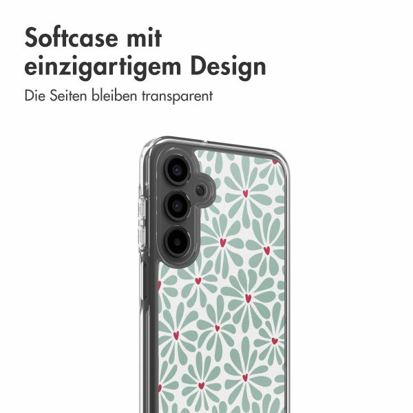 imoshion Design Hülle Samsung Galaxy A16 - Bloom Love Sage Green