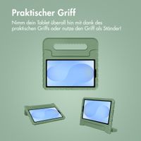 imoshion Schutzhülle mit Handgriff kindersicher Samsung Galaxy Tab A11 / A9 8.7 Zoll - Olive Green