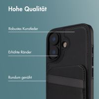 imoshion Backcover mit Kartenfach und Ständer Apple iPhone 17 - Schwarz