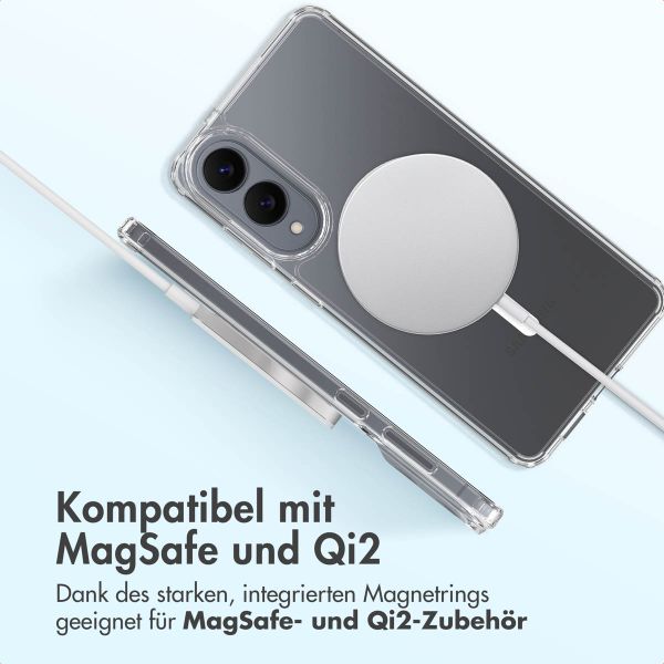 Accezz Xtreme Impact Backcover mit MagSafe Samsung Galaxy S25 Edge - Transparent