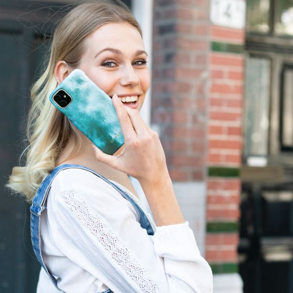 Selencia Maya Fashion Backcover Samsung Galaxy A72 - Air Blue