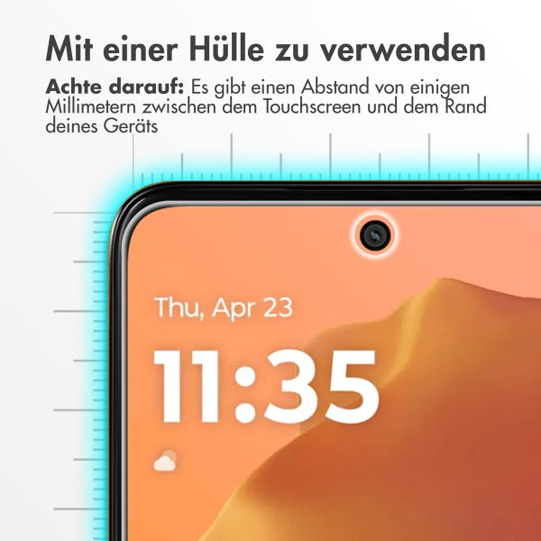 Accezz Screen Protector aus gehärtetem Glas Motorola Moto G56