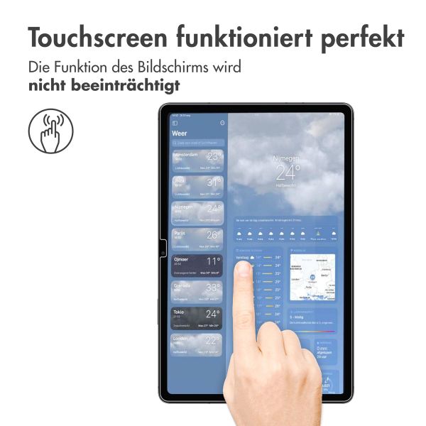 imoshion Displayschutz aus gehäretem Glas für das Samsung Galaxy Tab S10 Plus / Tab S9 FE Plus / S9 Plus / S8 Plus / S7 Plus / Tab S7 FE 5G - Transparant