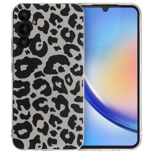 imoshion Design Hülle Samsung Galaxy A34 (5G) - Leopard Transparent
