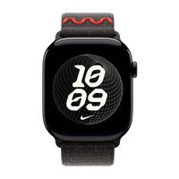 Apple Nike Sport Loop Armband für Apple Watch Series 1 - 9 / SE (38/40/41 mm) | Series 10 / 11 (42 mm) - Midnight Black