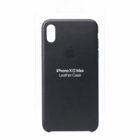 Apple Leder-Case Schwarz für das Apple iPhone Xs Max