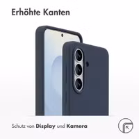 Accezz Liquid Silikoncase Samsung Galaxy S26 - Dunkelblau