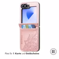 imoshion Mandala Klapphülle Samsung Galaxy Z Flip 5 - Rosé gold