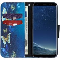 Design TPU Klapphülle für das Samsung Galaxy S8